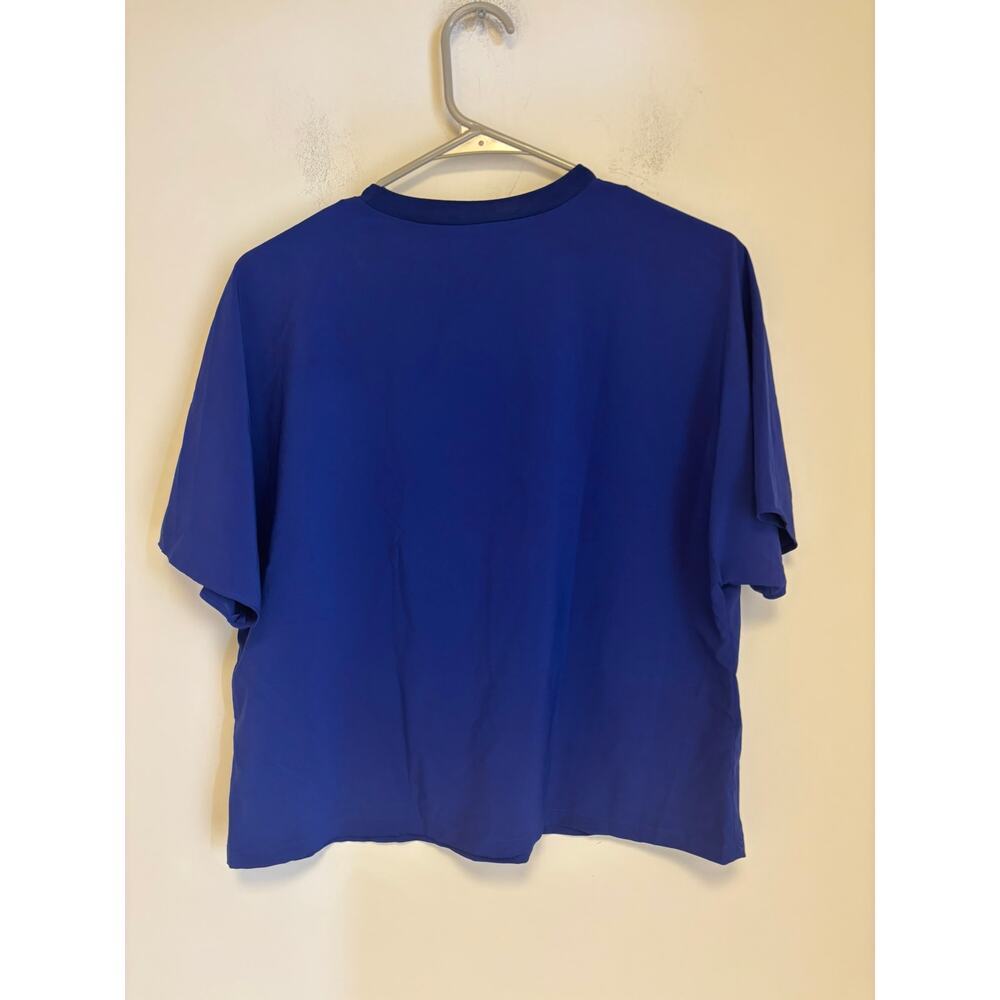 Banana Republic BR Sport Short Dolman Sleeve Blue Size Small